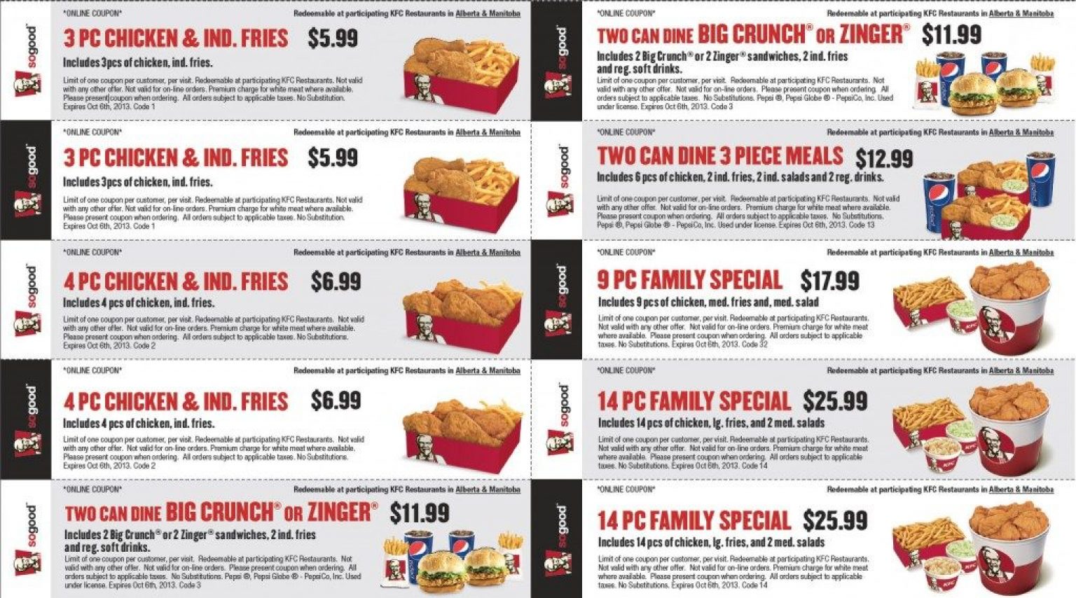 KFC Coupons & Deals Canada 🔥 June 2024