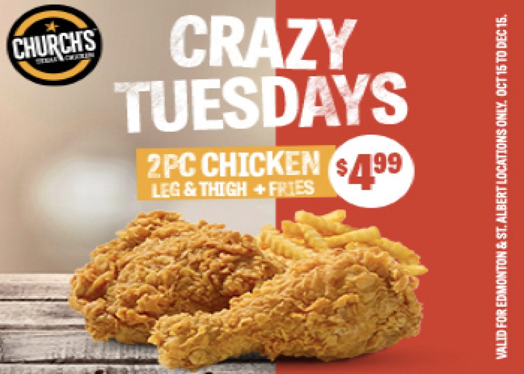 Church's Chicken Coupons & Deals March 2023 • Canadian Savers