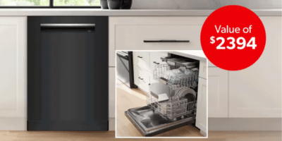 A Bosch Dishwasher valued at 2394.99 CAD
