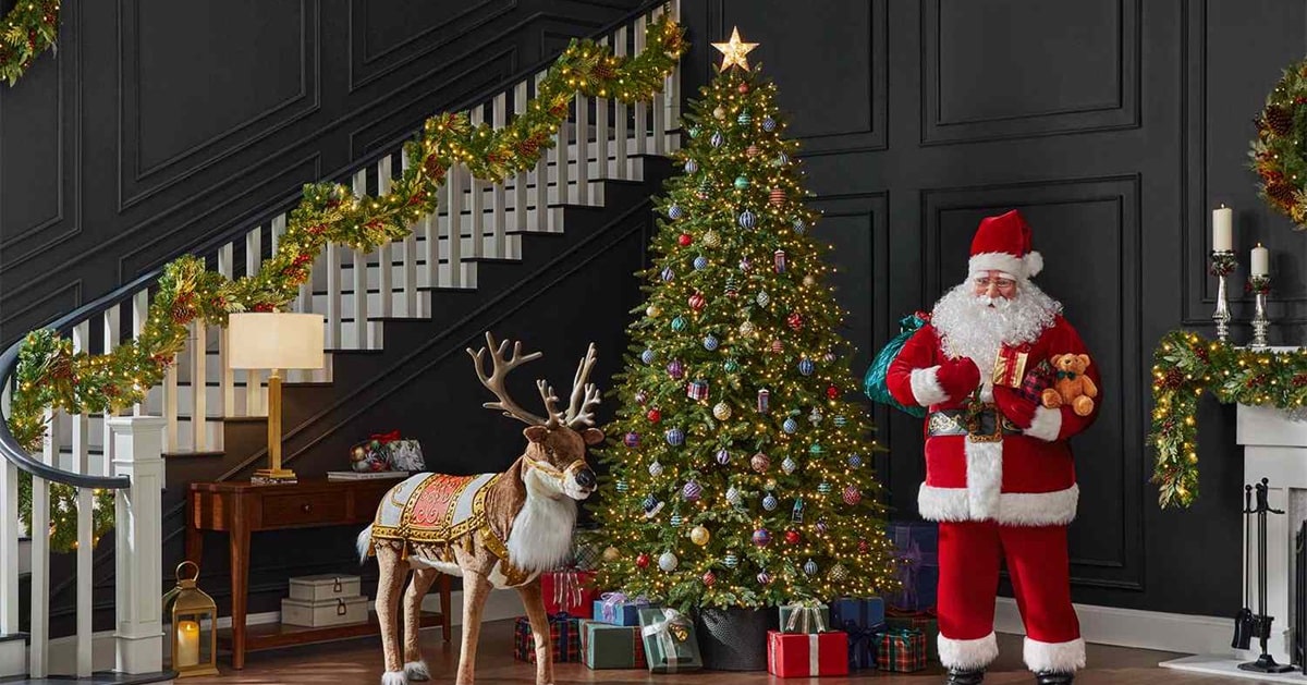 Win An 8foot Christmas Tree With Ornaments And Lighting Valued At